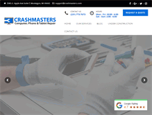 Tablet Screenshot of crashmasters.com